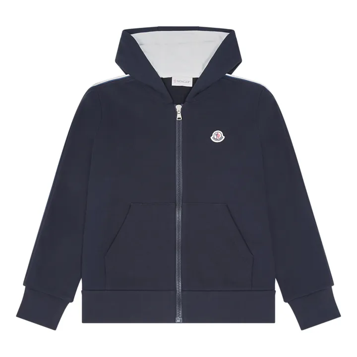 Moncler Sweat Zippé | Bleu marine