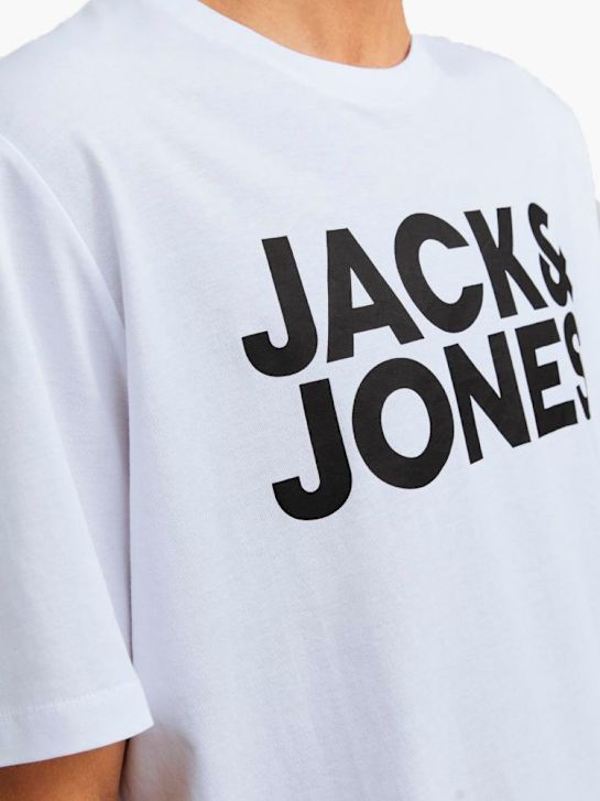 JACK & JONES T-Shirt Weiss