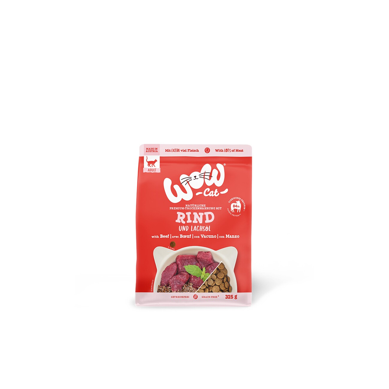 WOW Cat Adult Rind 325 g