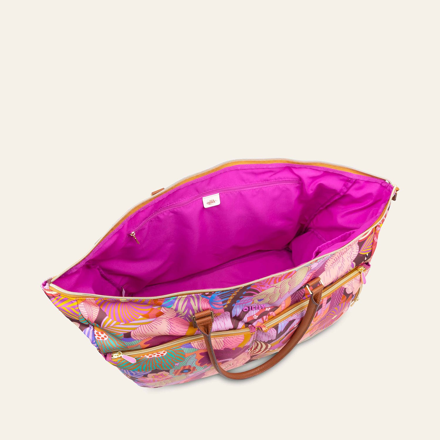 Oilily Wyke Weekender chocolate