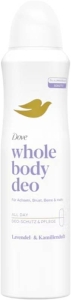 Dove Deo Whole Body Aerosol Lavendel & Kamille ohne Aluminium, 150 ml