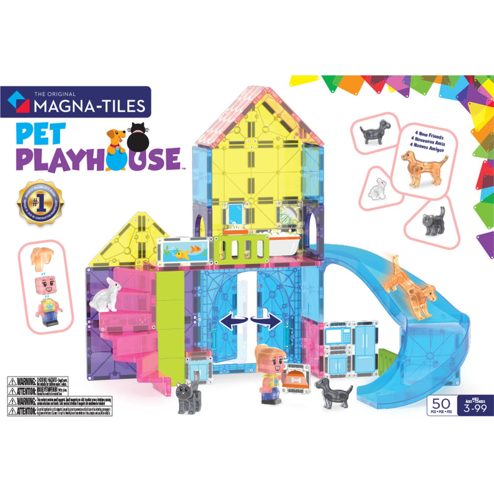 Køb Magna-Tiles® Pet Playhouse 50 Pcs