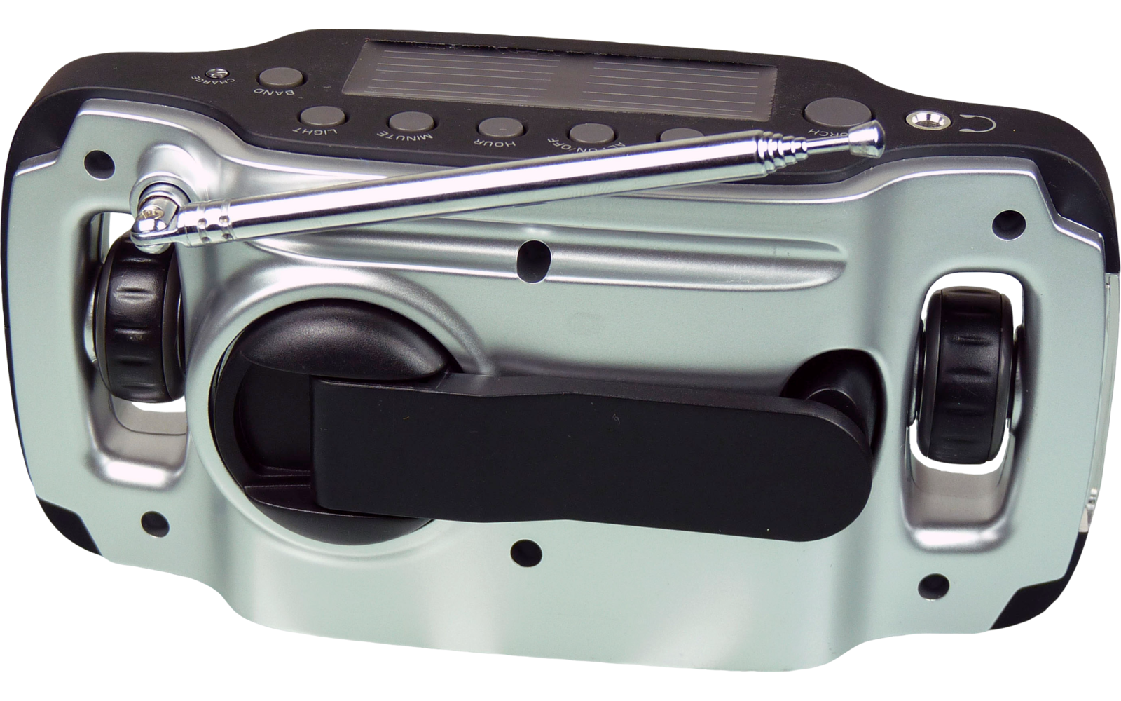 PowerPlus Lynx Dynamo Solar USB Radio mit LED Licht