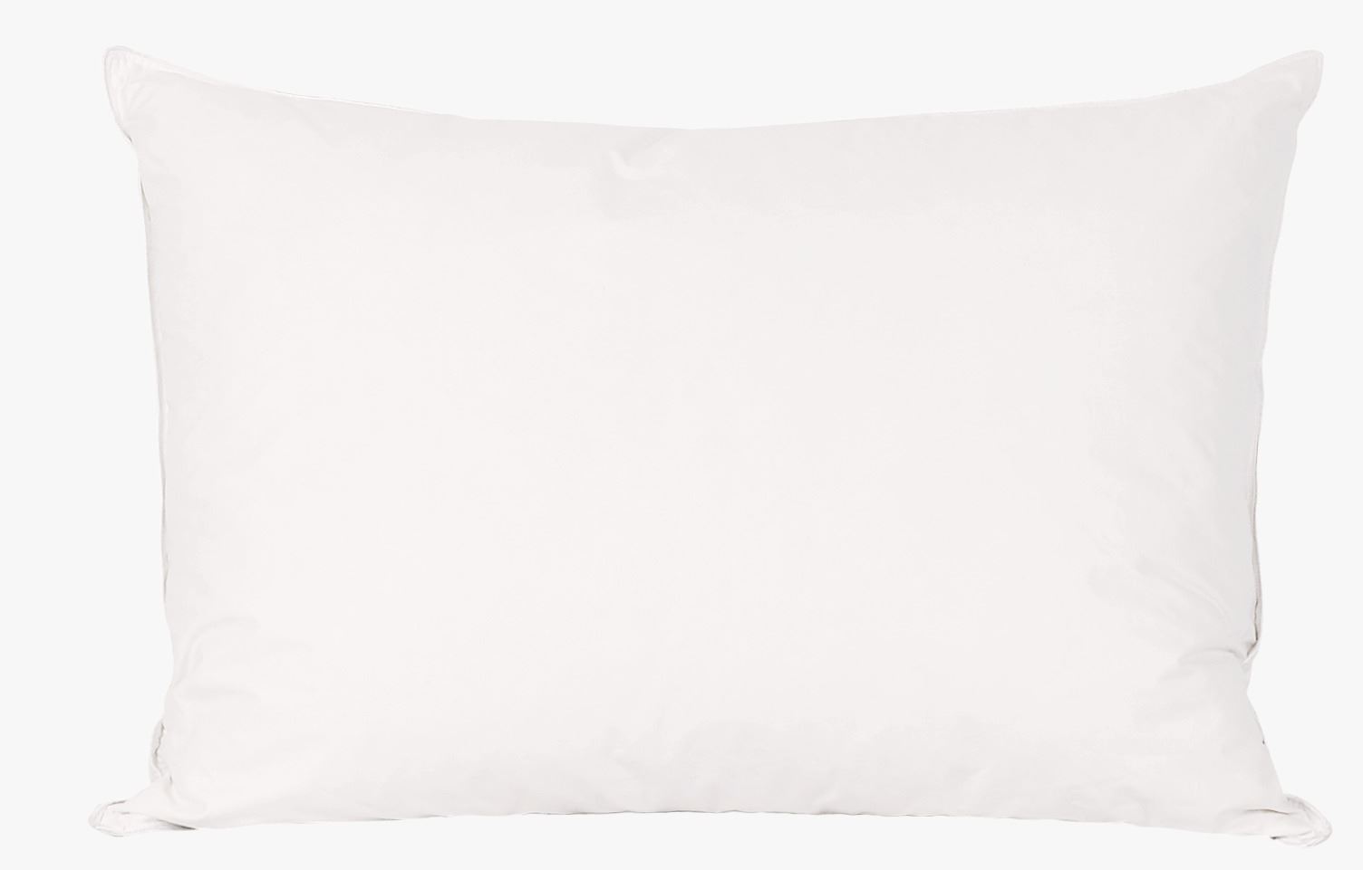 Høy fjærpute hvit - 50x70 cm