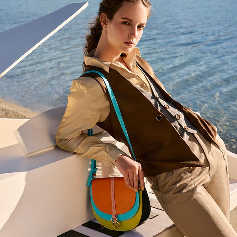 Myra Bag Color Point Half Moon
