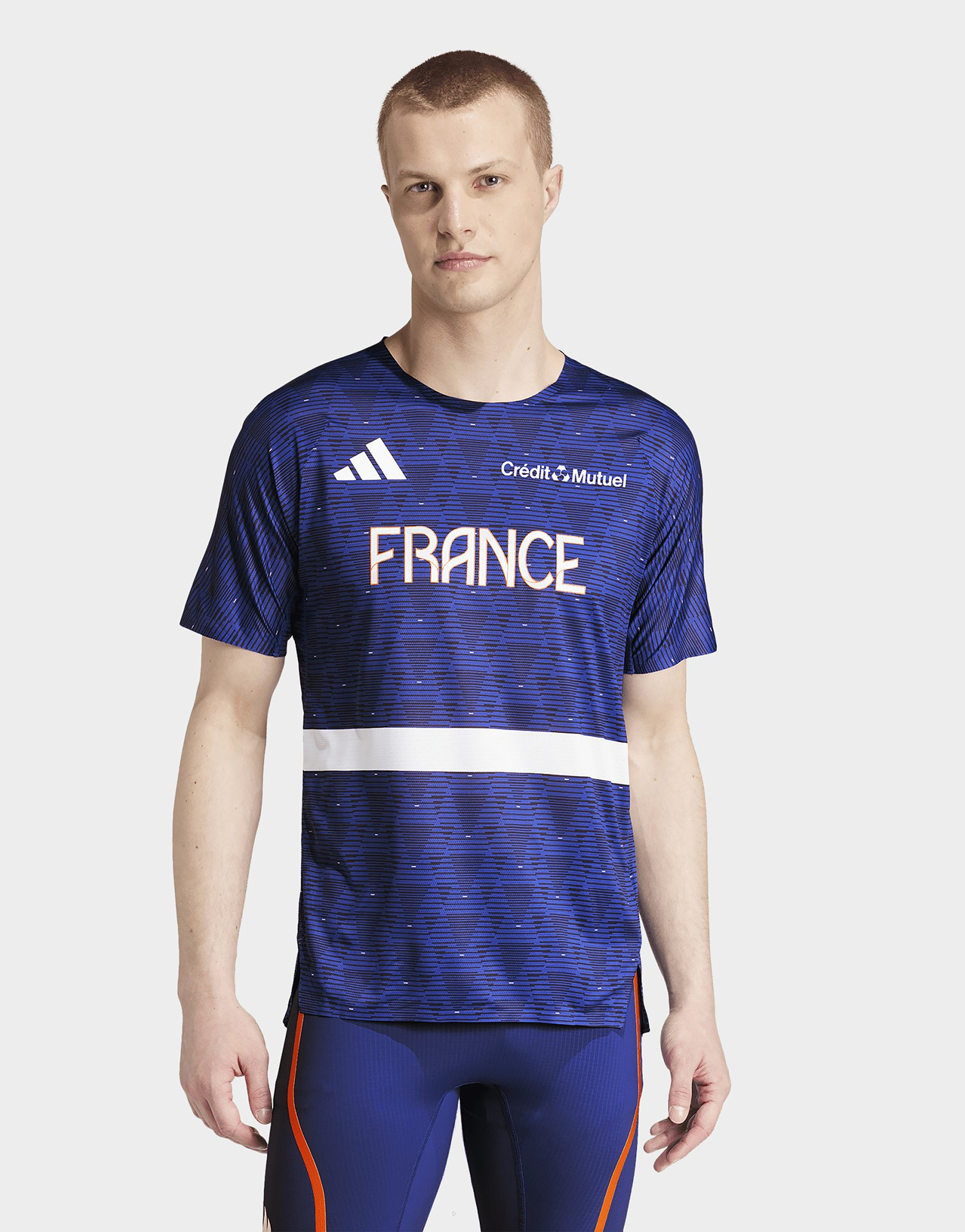 adidas T-shirt équipe de France athlétisme Hommes