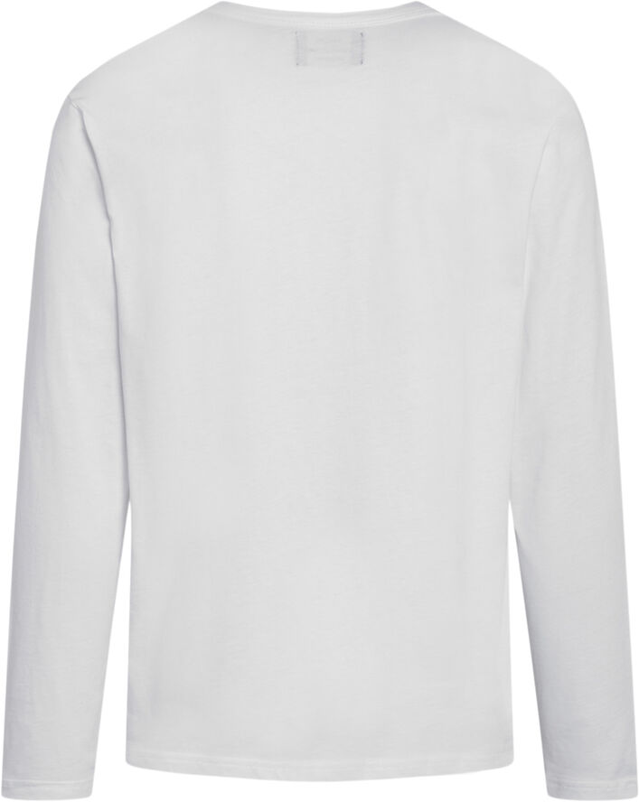 Mads Nørgaard - Copenhagen Organic Thor Tee LS Hvid