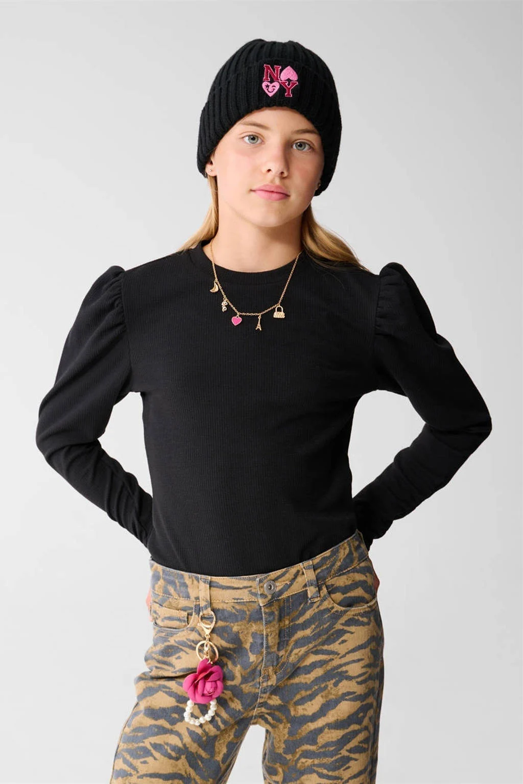 Shoeby longsleeve zwart
