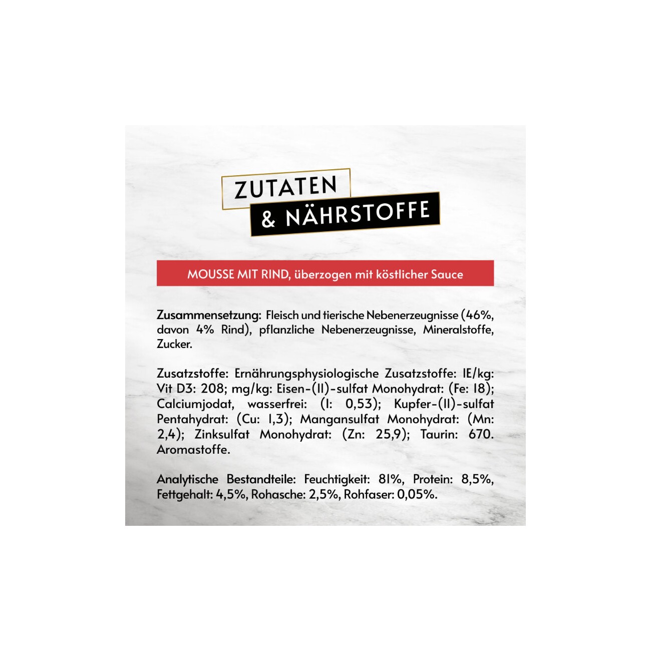 GOURMET Revelations 24x57g Mousse mit Rind