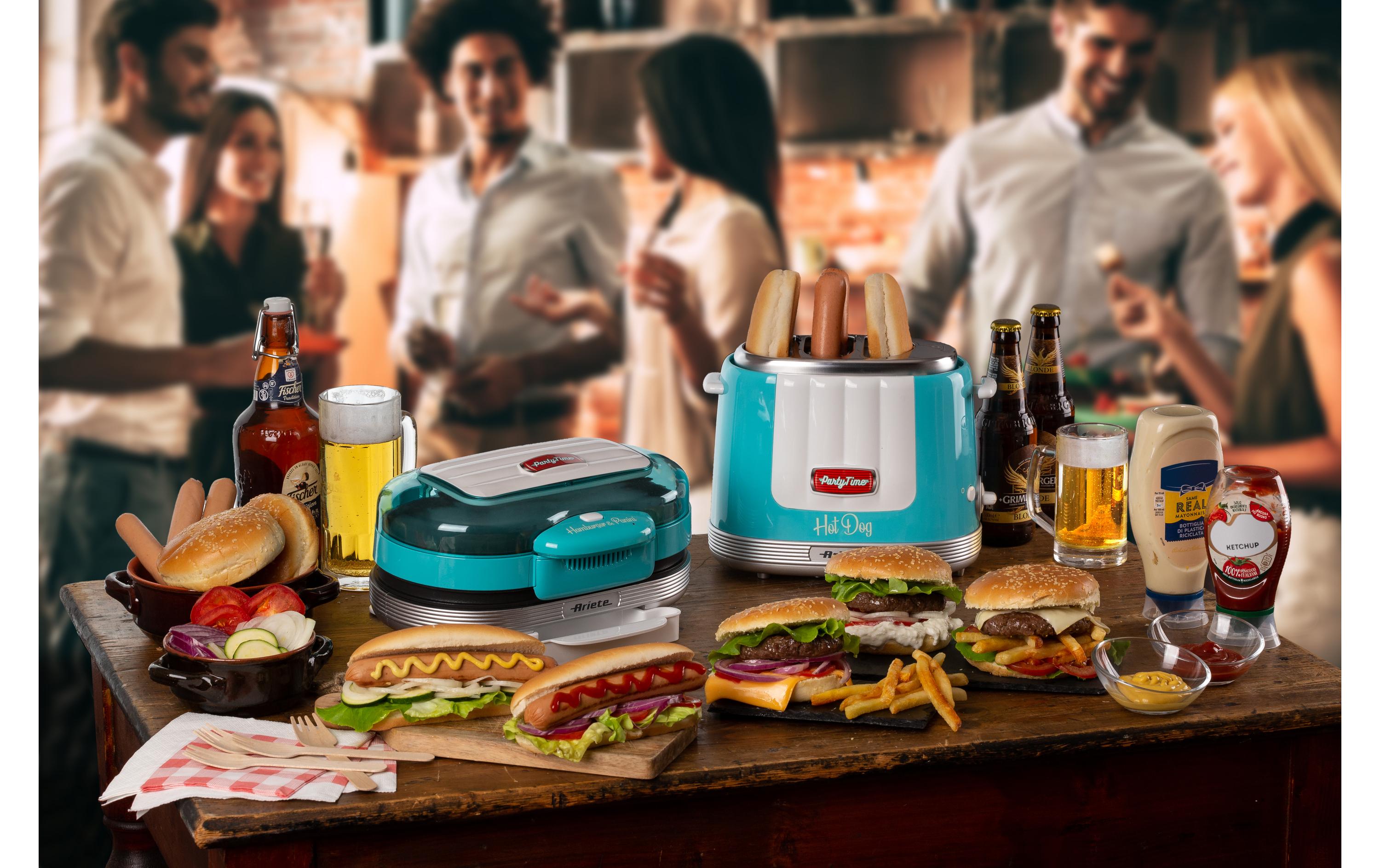 Hot Dog Maschine Party Time ARI-206-BL BlauHot Dog-Gerät