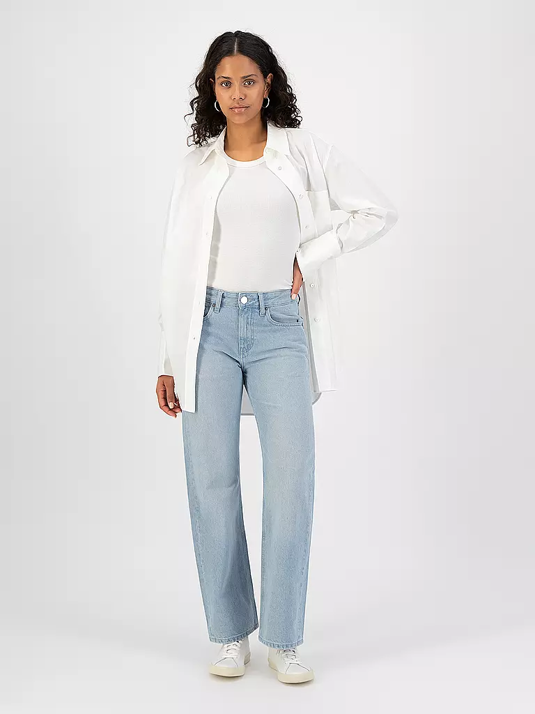 MUD JEANS Jeans Relaxed Fit JAMIE hellblau