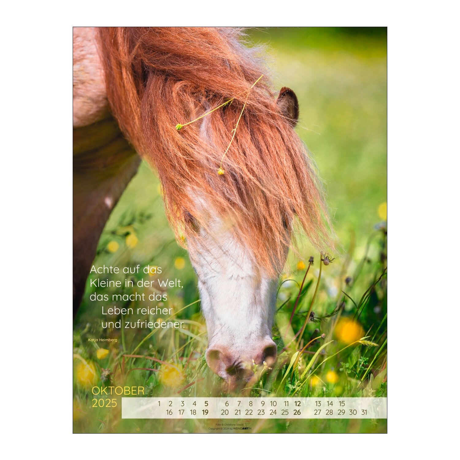 Kalender Pferdepoesie 2025