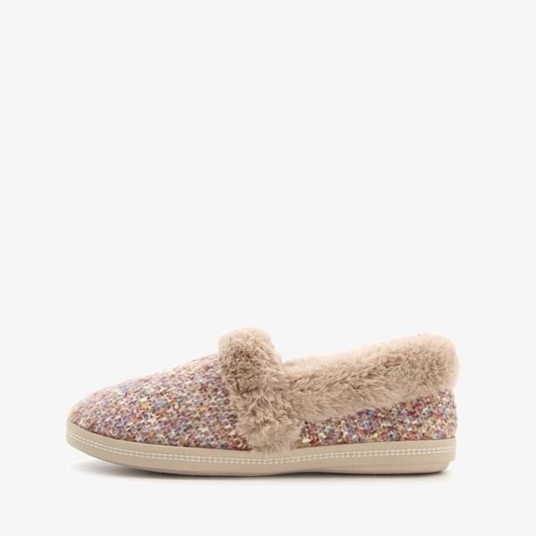 Skechers Cozy Campfire dames pantoffels beige