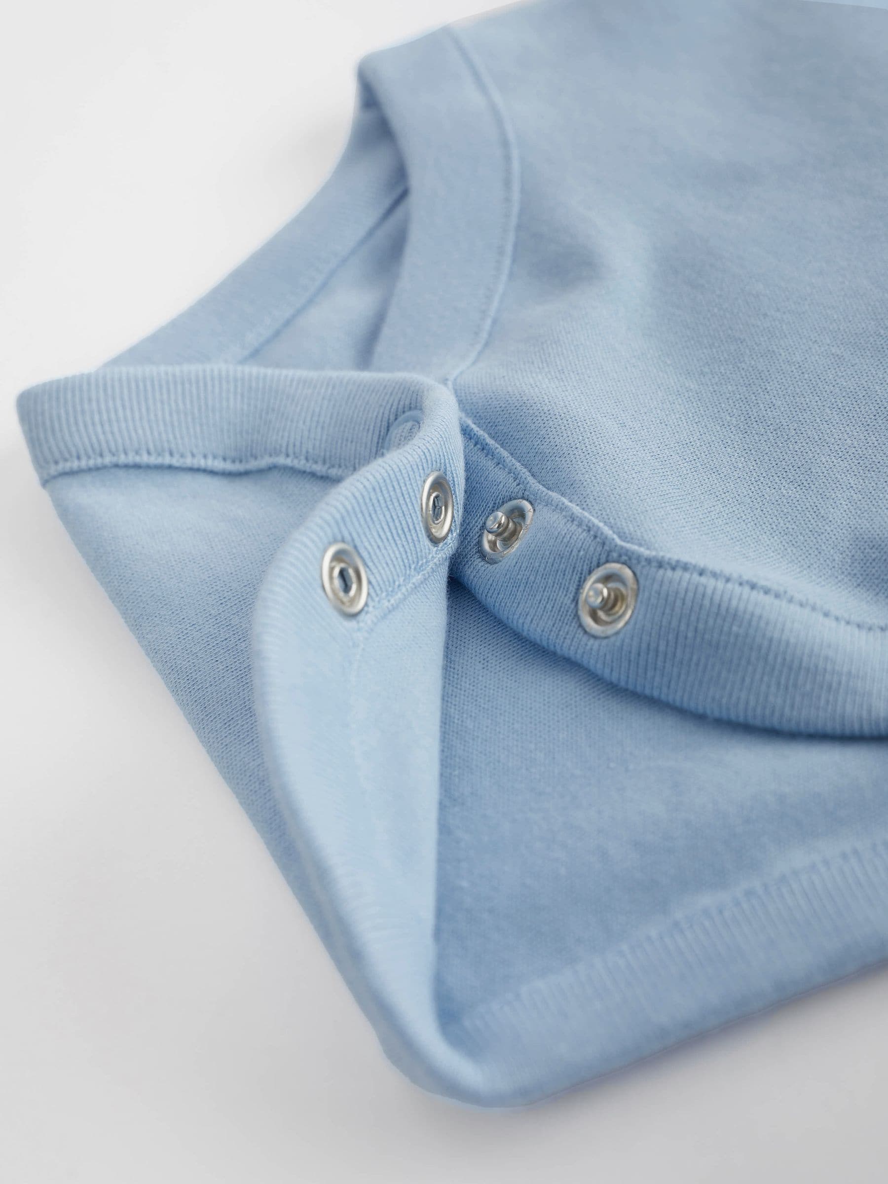 Blauw - Effen babyrompertjes