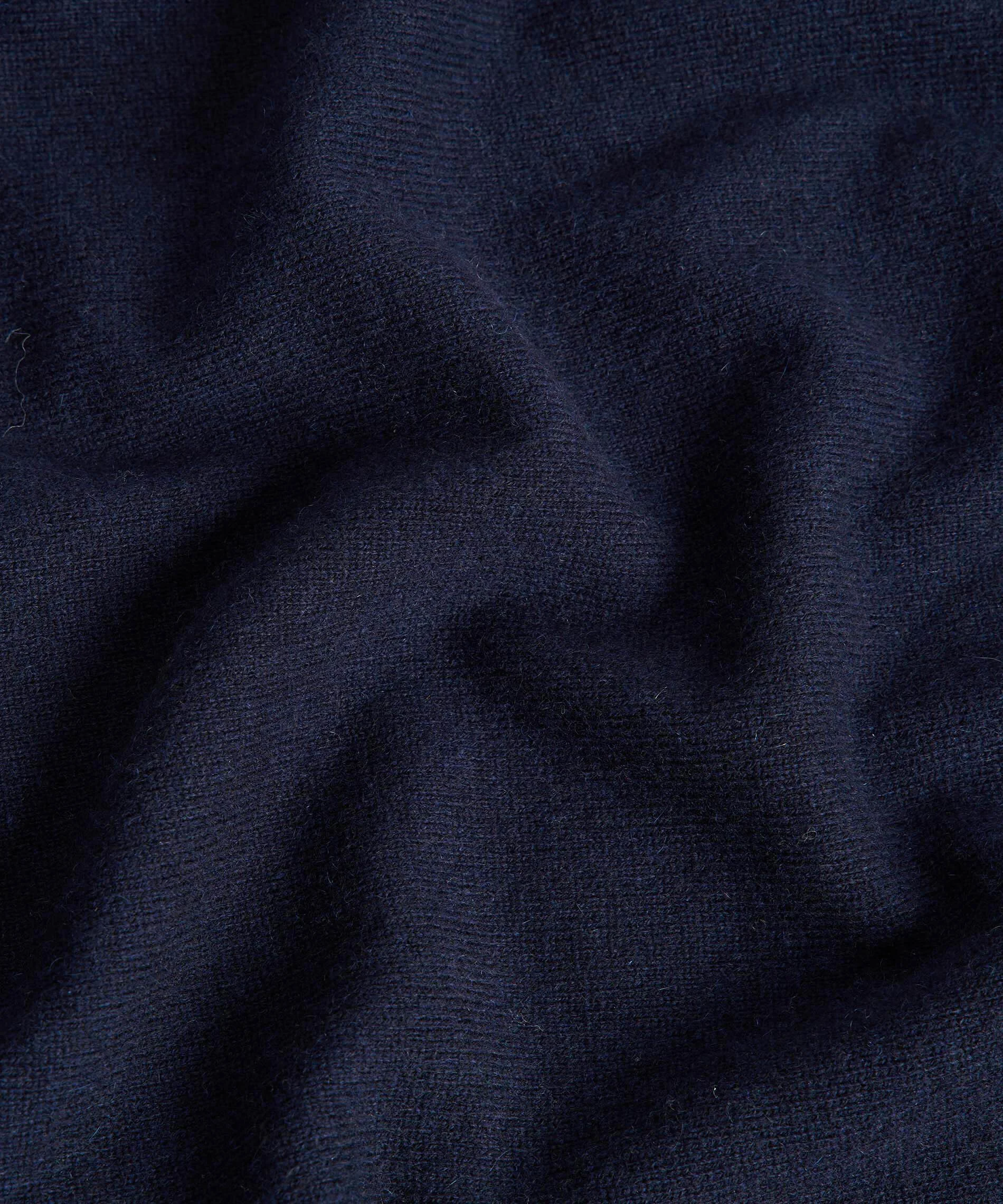 Pull col rond en cachemire | Bleu