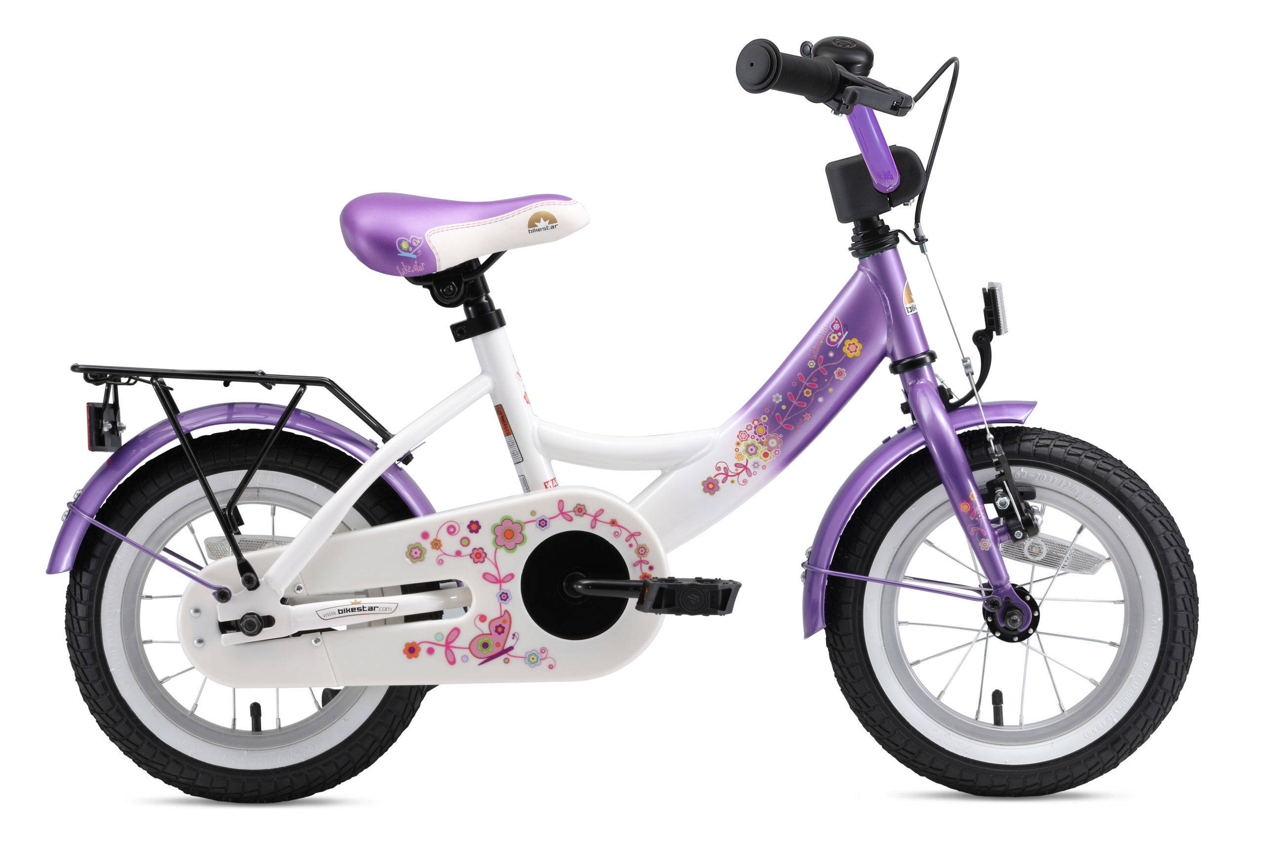 BikeStar Classic kinderfiets 12 inch lila