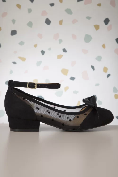 Lola Ramona ♥ Topvintage Alice Divine Decadence schoentjes in zwart