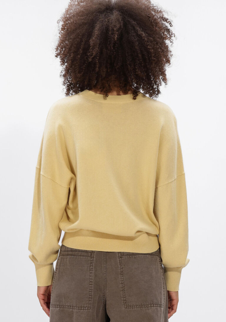 gele isabel marant truien/vesten marisans-gz
