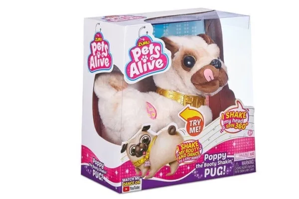 Pets Alive Poppy The Booty Shakin’Pug