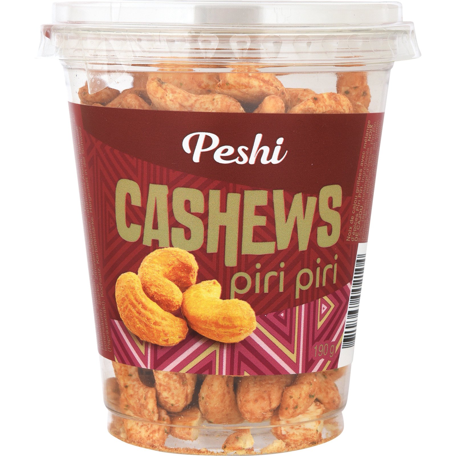 Peshi Cashews Piri Piri 190g