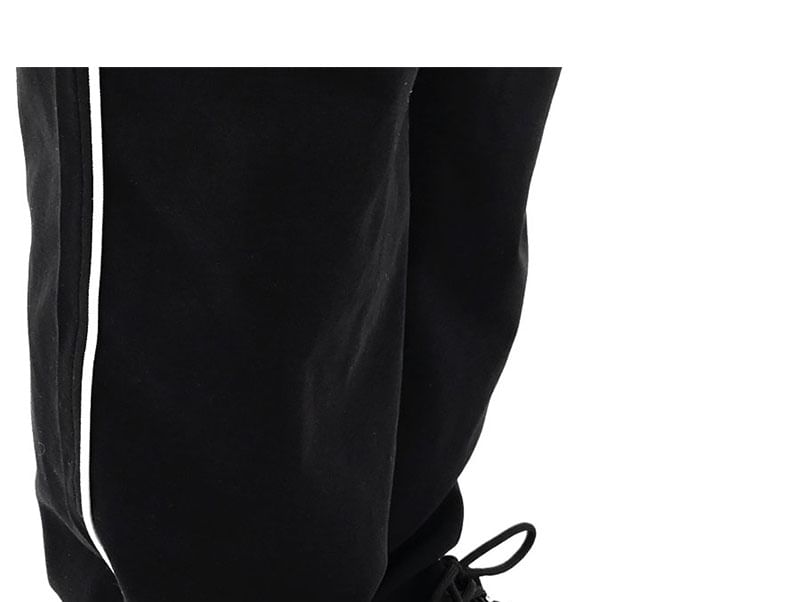 Malnia Home - Contrasterende stiksels Platform Veterschoenen