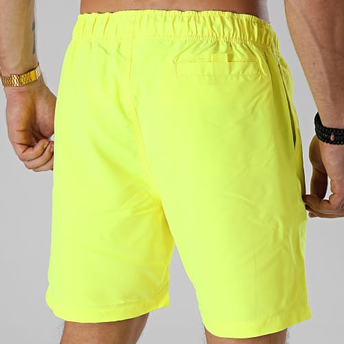 Short De Bain UTCB Jaune Fluo Noir