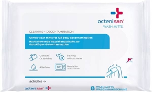 OCTENISAN Waschhandschuhe, 8 Stück