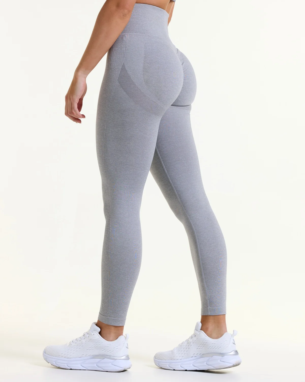 AWARE Scrunch Seamless Tights Grey Melange