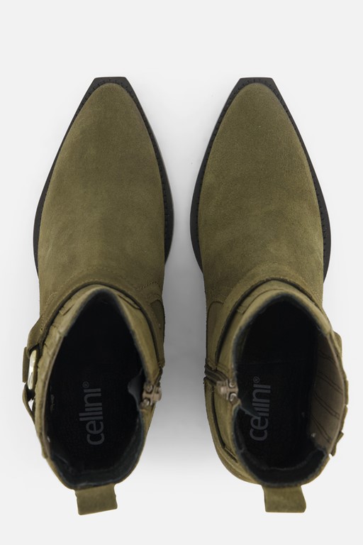 Cellini Cowboylaarzen groen Suede