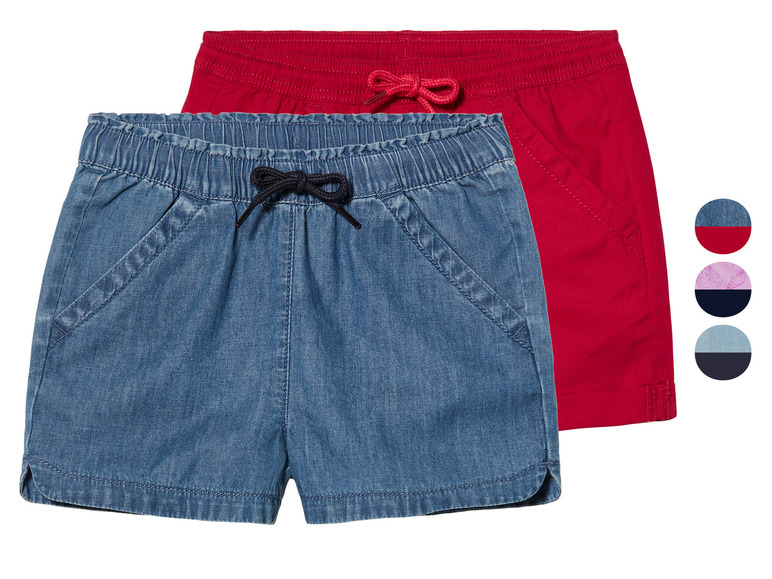 2 meisjes shorts