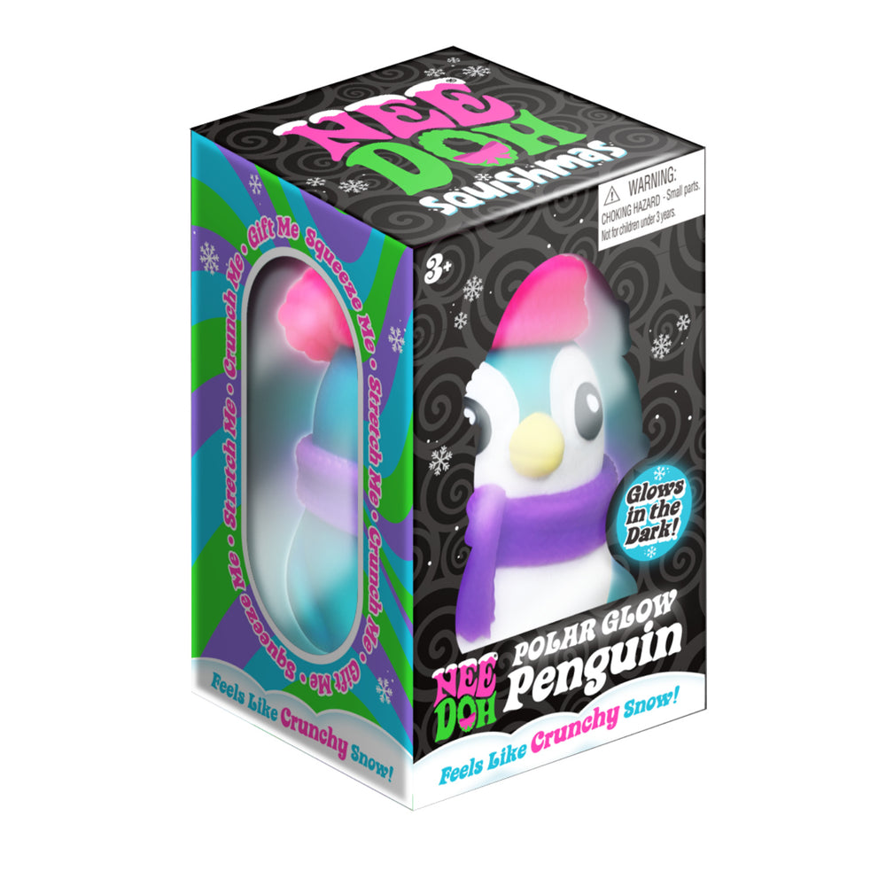 Køb NeeDoh Polar Glow Penguin 3 Asst. CDU