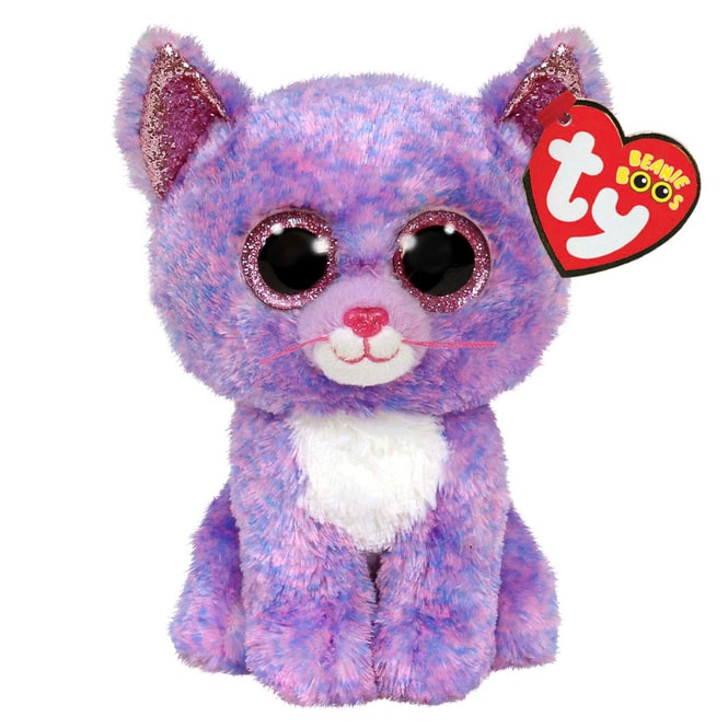 TY Beanie Boo - Katze Lavender - 15 cm