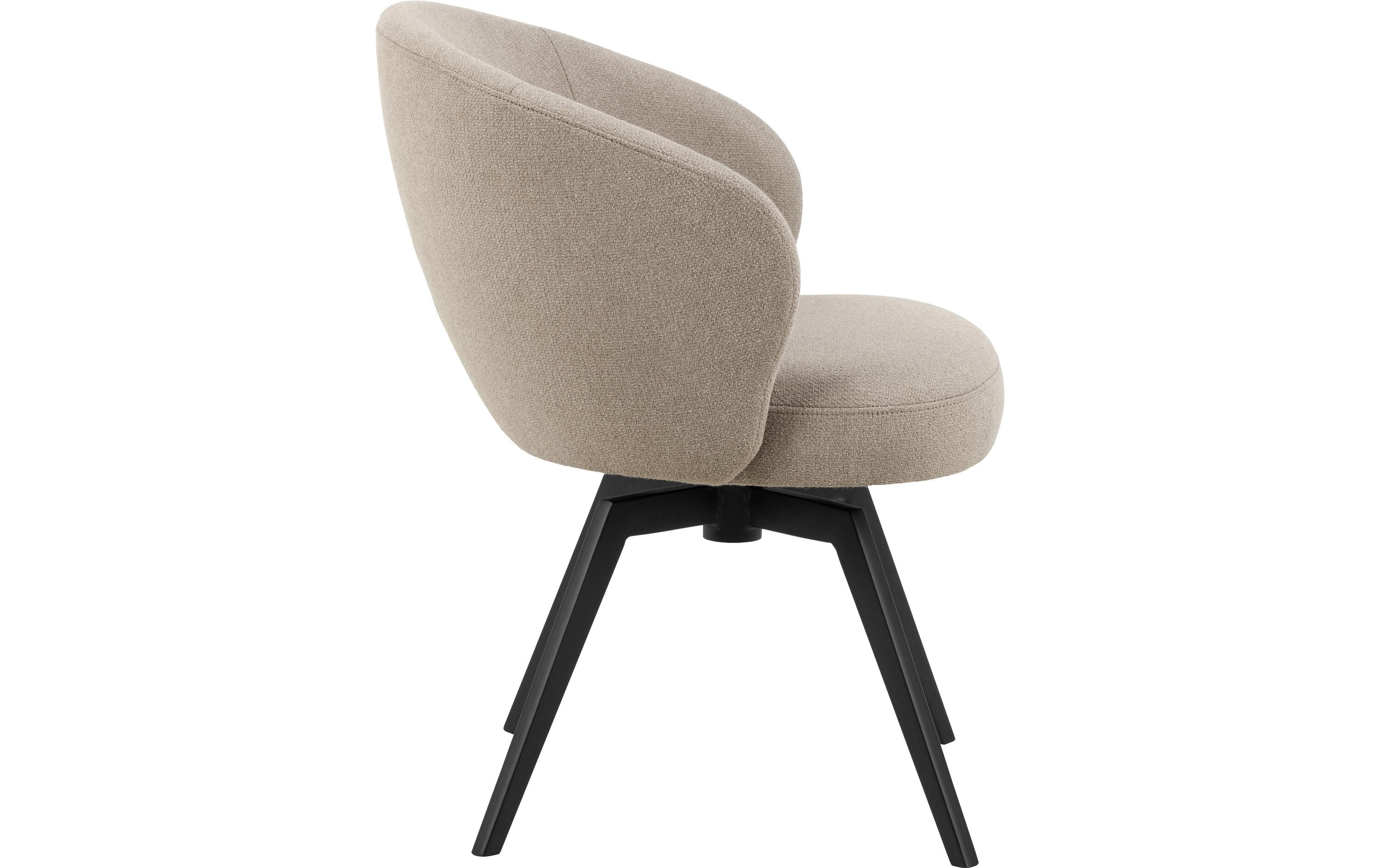 Stuhl Darlene Beige<br>Esszimmerstuhl mit 3-Feld-Nähten