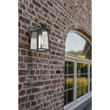 Lutec wandlantaarn Kelsey helder glas