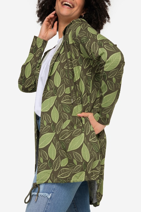 Sweatjacke alloverdruck