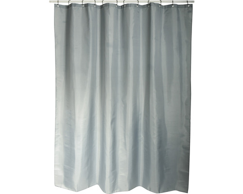 MSV Textil douchegordijn 180 x 200 cm lichtgrijs