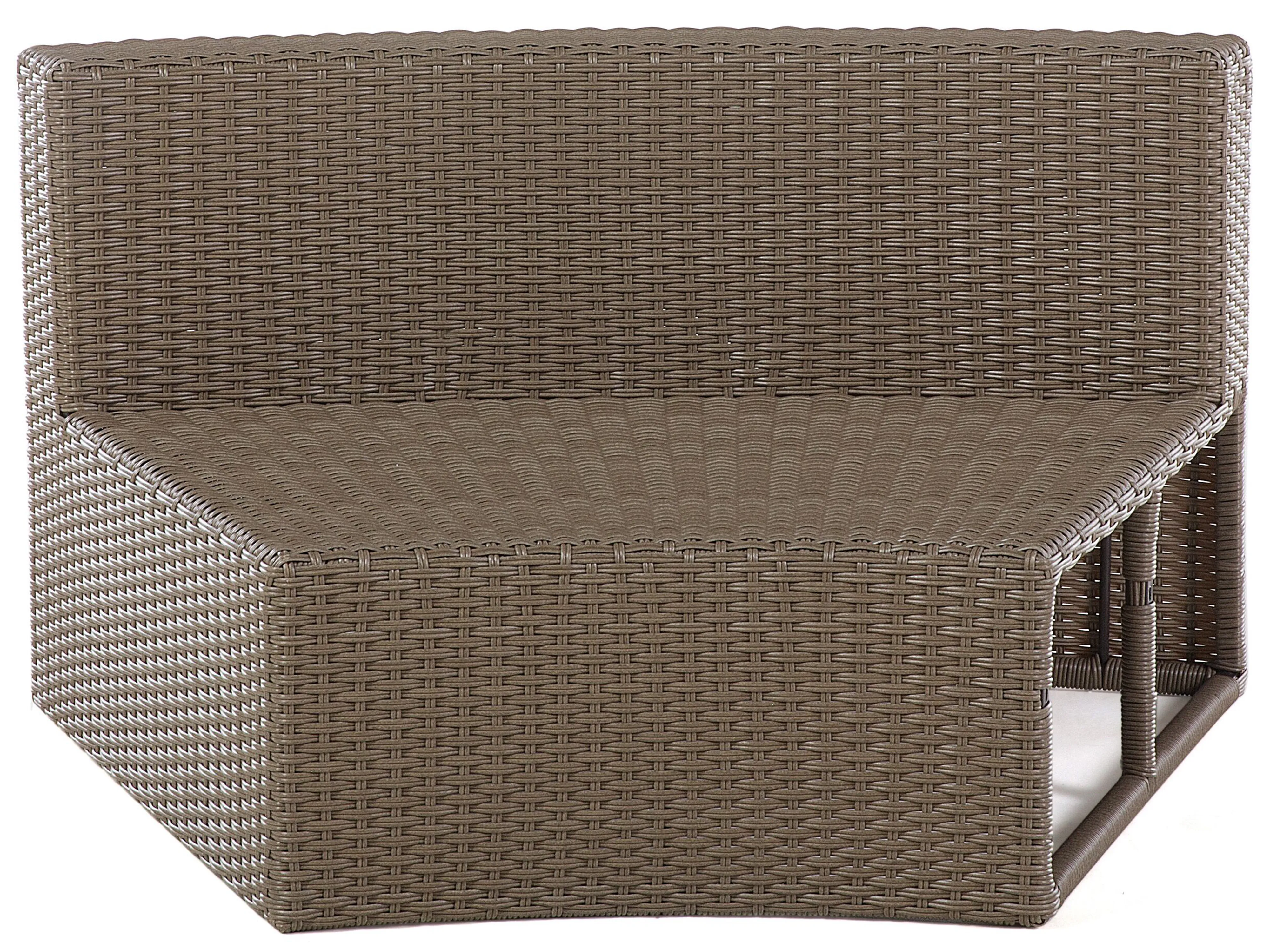Loungeset met tafel 9-zits SEVERO PE rotan Bruin