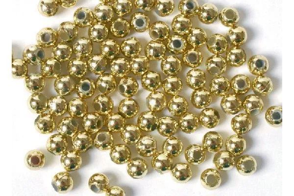 [OUTLET] - Voksperler 5mm 500g guld