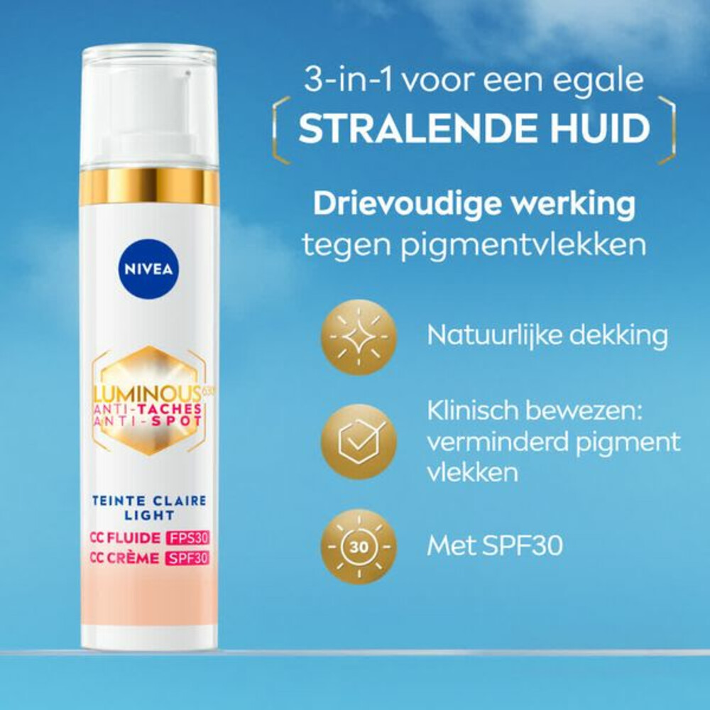 Nivea Luminous630 CC Cream SPF 30 Light40 ml