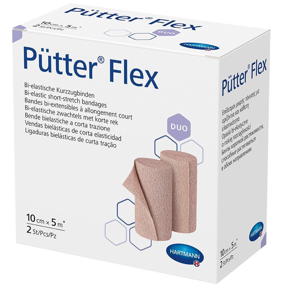 PütterFlex Binde 10 cm x 5 m Duo