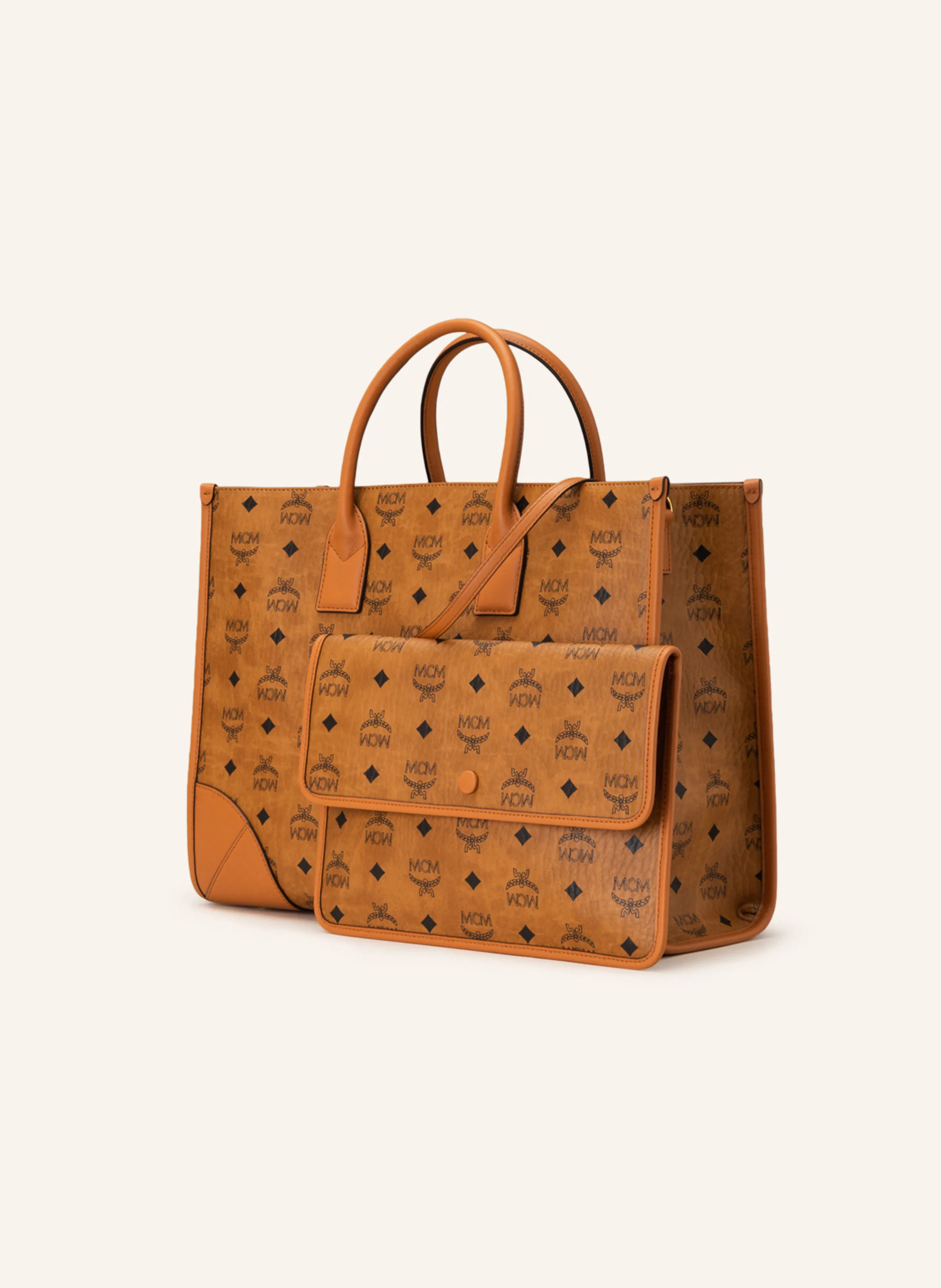 MCM Shopper MÜNCHEN LARGE mit Pouch