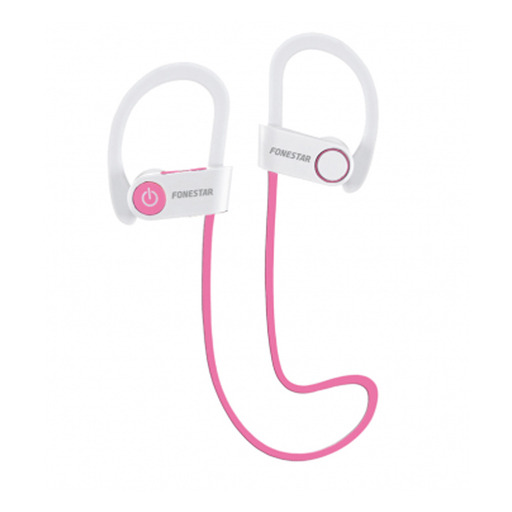 Auriculares Deportivos Bluetooth 4.1 Branco/rosa Fonestar