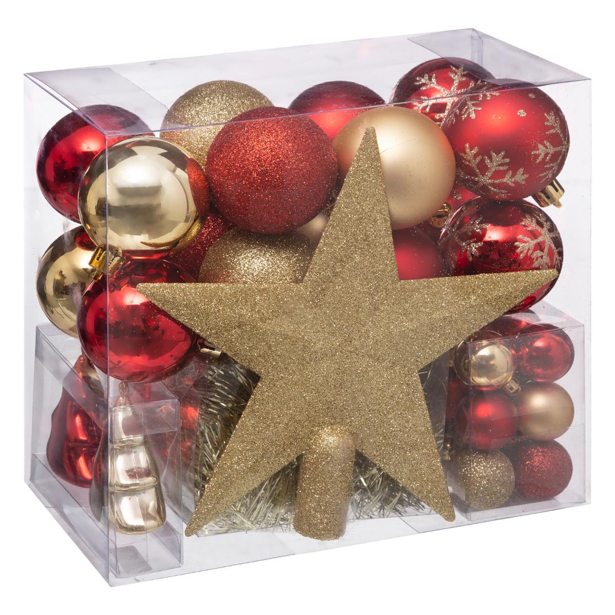 BOULE DE NOEL KIT 44 PIECES SOIR NOEL