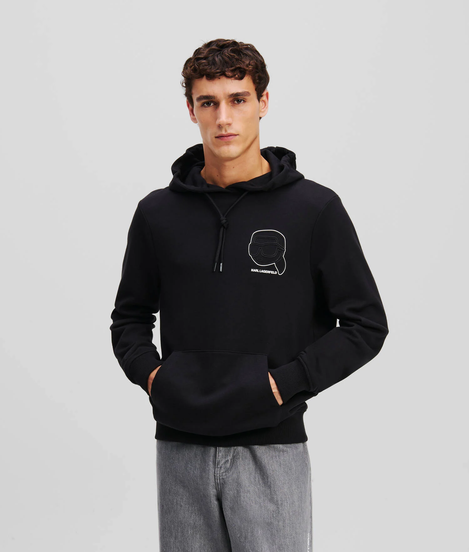 SWEAT À CAPUCHE À CONTOUR K/IKONIK