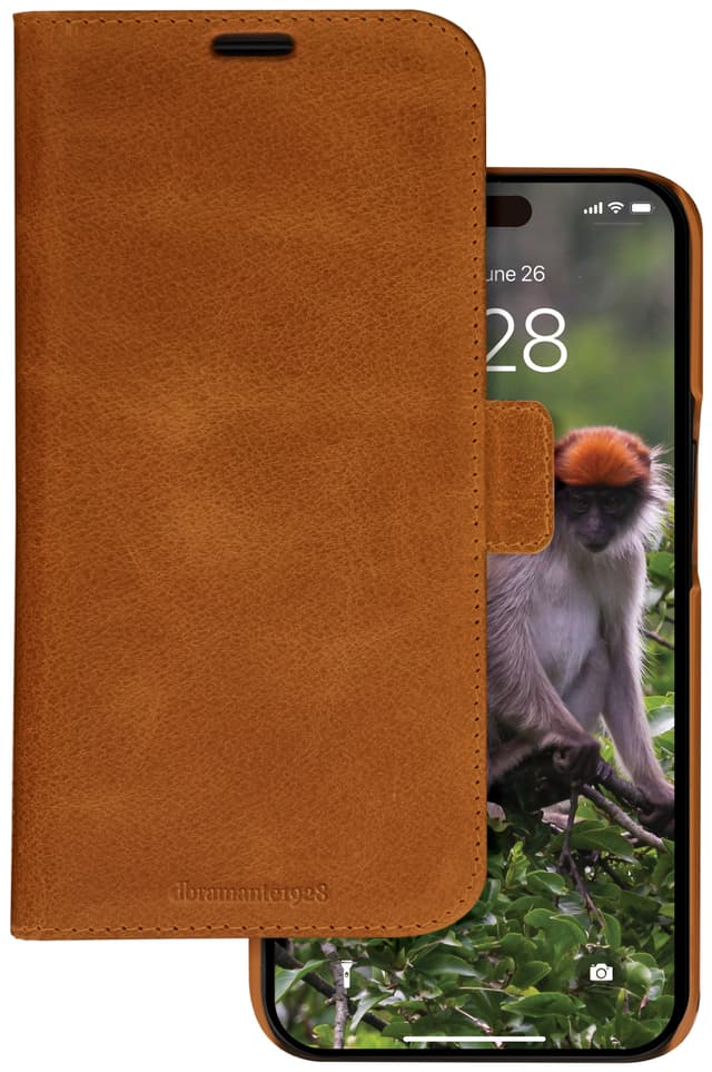Dbramante1928 Lynge iPhone 15 Pro Max pungetui (brun)