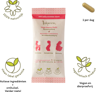 Laveen Vega Multi Mama Multivitamine Capsules Navulverpakking 30VCP