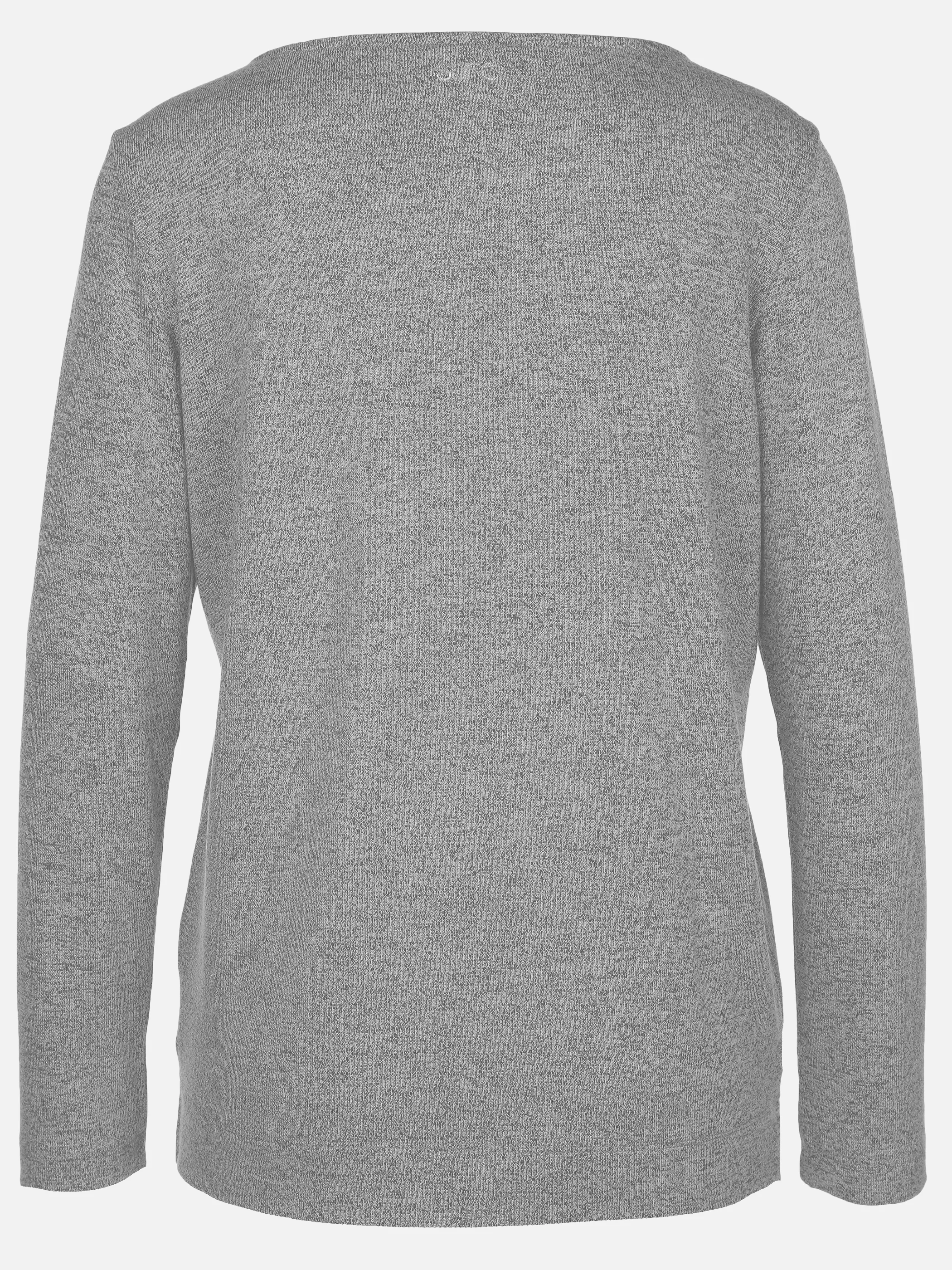 Damen Strickshirt mit Glitzerprint und Strassbesatz