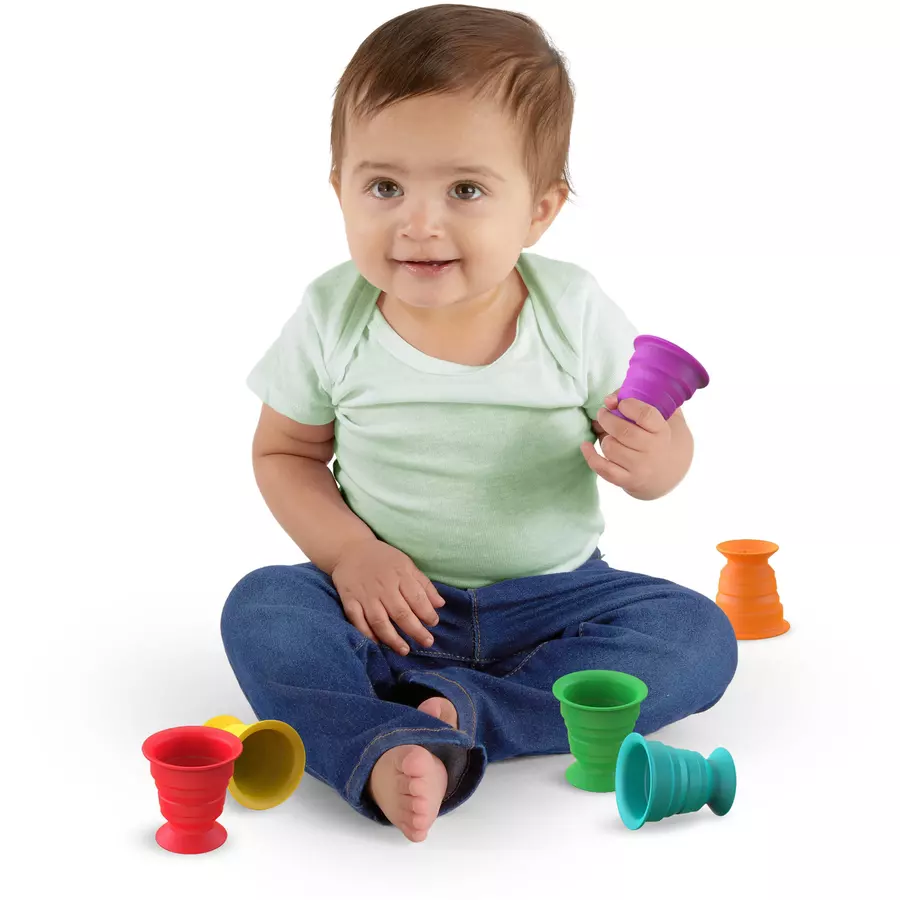 Baby Einstein Stack & Squish Cups™ Sensorisches Stapelspielzeug