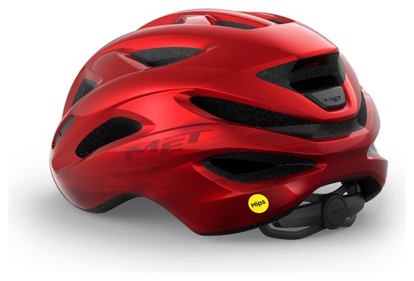 Casque MET Idolo Mips Rouge Metallic Brillant