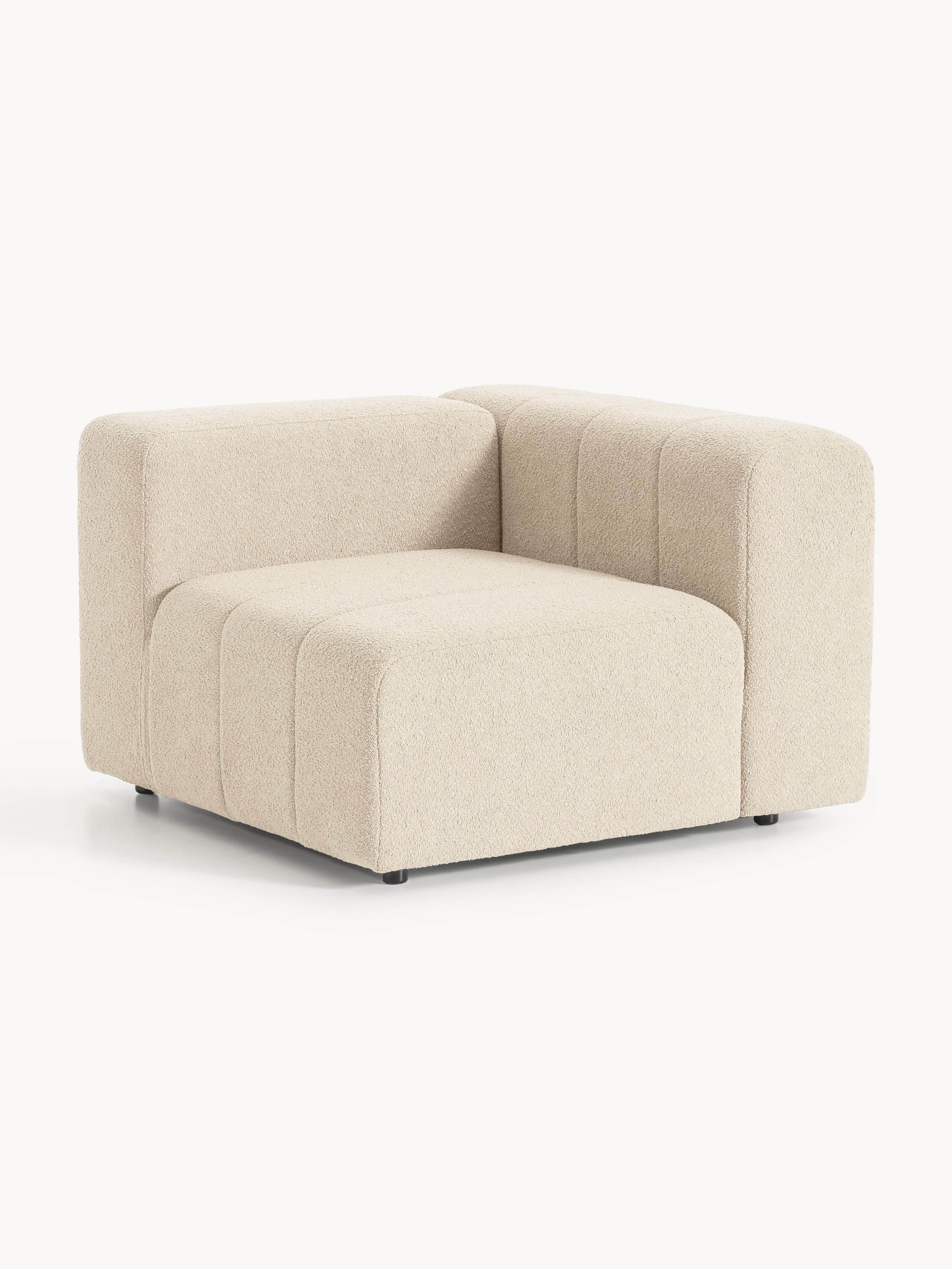 Bouclé hoekmodule Lena